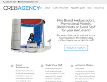 Tablet Screenshot of cre8agency.com